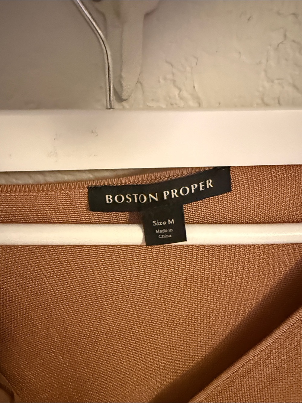 Boston Proper Copper Knit V-Neck Top - Picture 2 of 5